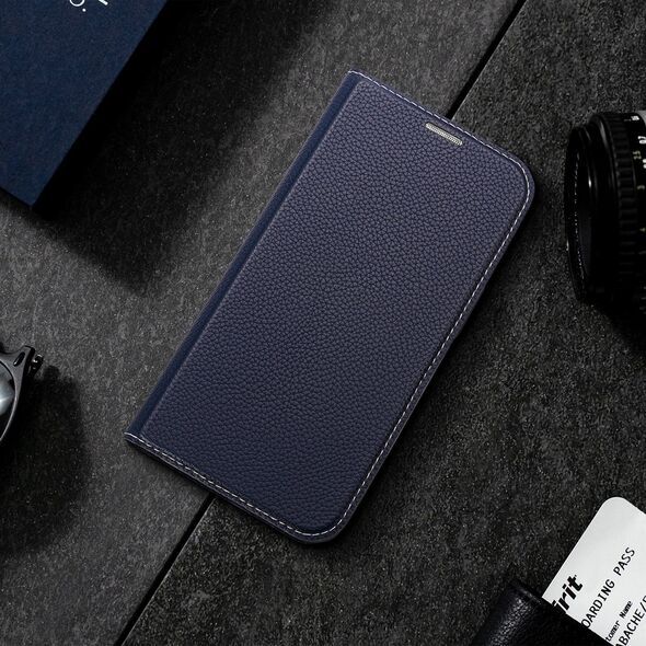 Dux Ducis Dux Ducis Skin X2 etui Samsung Galaxy S23+ pokrowiec z klapką portfel podstawka niebieskie