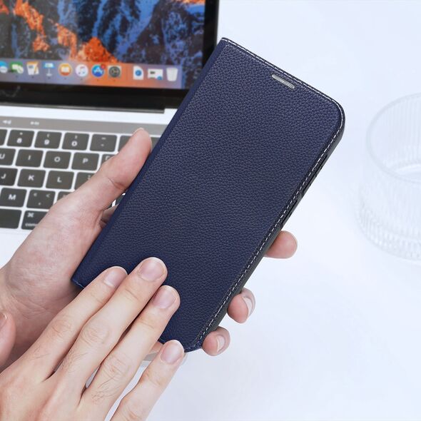 Dux Ducis Dux Ducis Skin X2 etui Samsung Galaxy S23+ pokrowiec z klapką portfel podstawka niebieskie