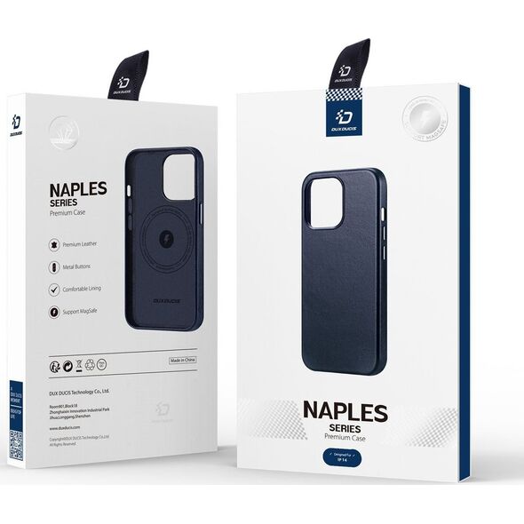 DUXDUCIS Etui DuxDucis Naples MagSafe Apple iPhone 14 niebieskie