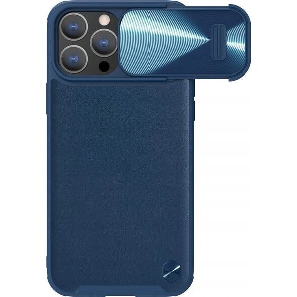 Nillkin Etui Nillkin CamShield Leather S Apple iPhone 14 Pro niebieskie