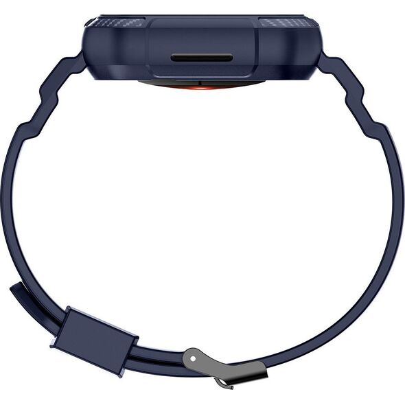 Kingxbar Kingxbar CYF106 2w1 pancerne etui Apple Watch SE, 8, 7, 6, 5, 4, 3, 2, 1 (41, 40, 38 mm) z paskiem niebieskie