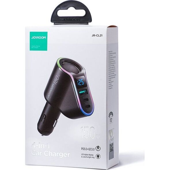 Ładowarka Joyroom JR-CL21 1x USB-A 2x USB-C 3 A  (JYR590)