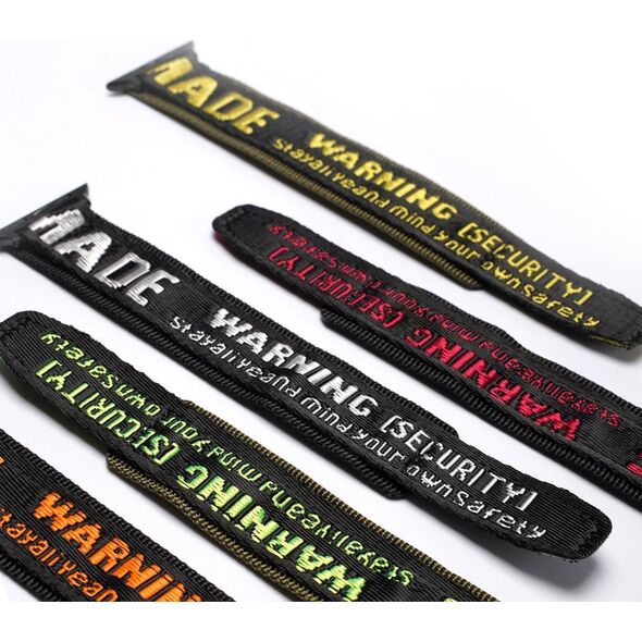 Dux Ducis Dux Ducis Strap (Outdoor  Version) pasek Apple Watch Ultra, SE, 8, 7, 6, 5, 4, 3, 2, 1 (49, 45, 44, 42  mm) nylonowa opaska bransoleta czarno-zielony