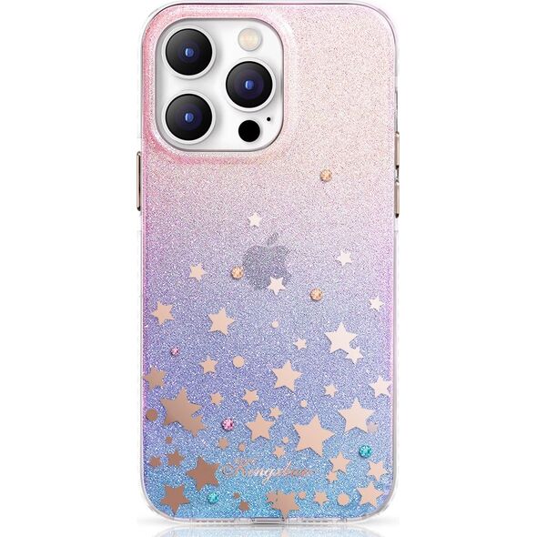 Kingxbar Kingxbar Heart Star Series etui iPhone 14 Plus etui w gwiazdki zodiac