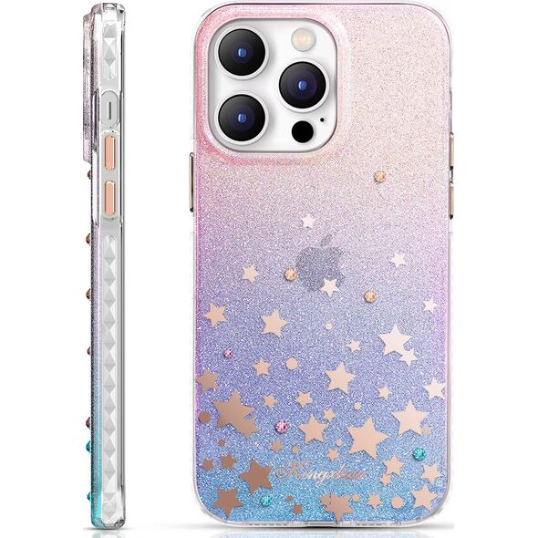 Kingxbar Kingxbar Heart Star Series etui iPhone 14 Plus etui w gwiazdki zodiac