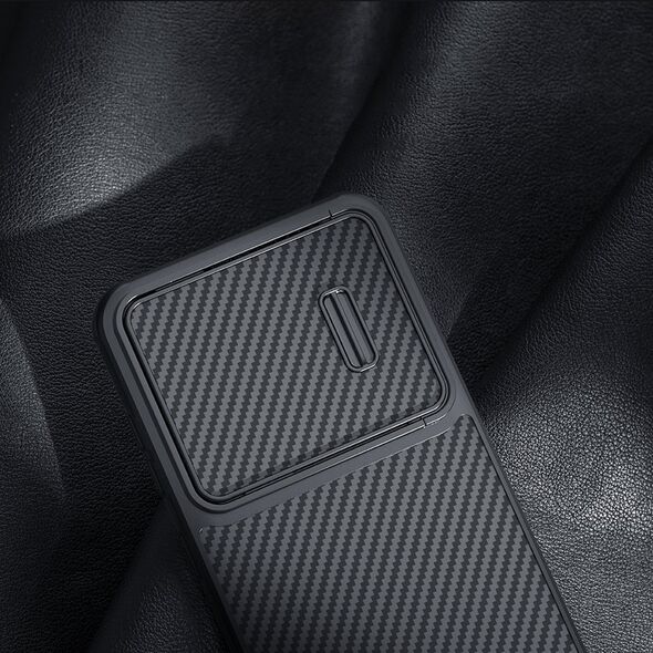 Nillkin Nillkin Synthetic Fiber S Case etui Samsung Galaxy S23 pokrowiec osłona na aparat czarne