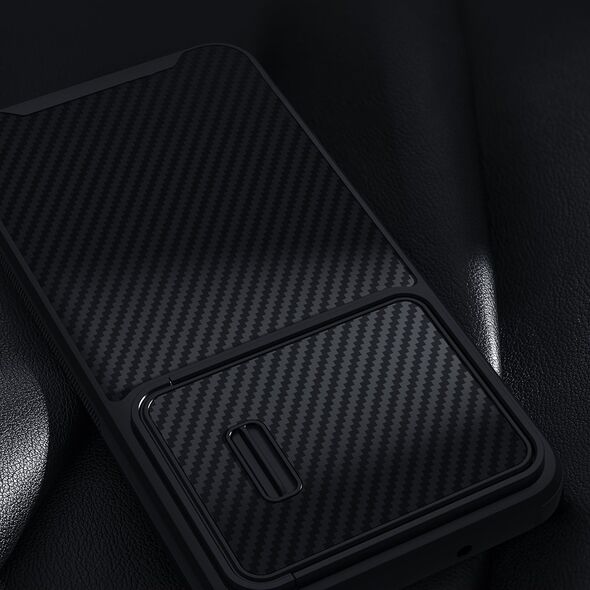 Nillkin Nillkin Synthetic Fiber S Case etui Samsung Galaxy S23+ pokrowiec osłona na aparat czarne