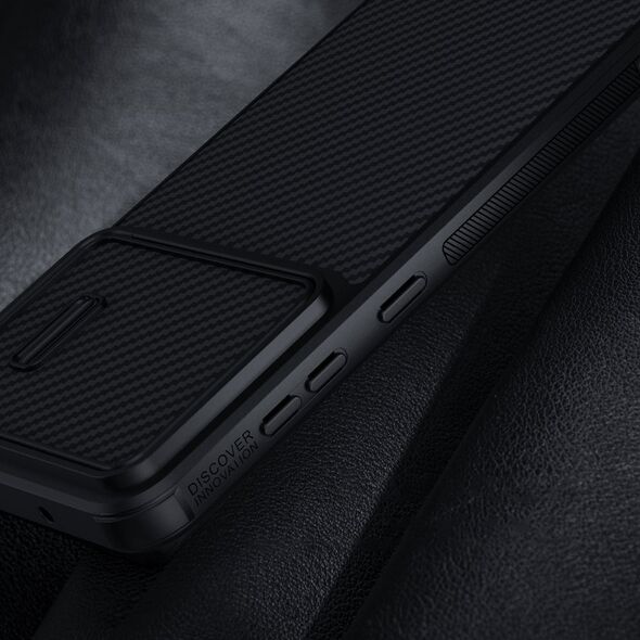 Nillkin Nillkin Synthetic Fiber S Case etui Samsung Galaxy S23+ pokrowiec osłona na aparat czarne