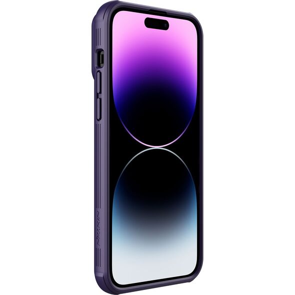 Nillkin Nillkin CamShield S Case etui iPhone 14 Pro Max pancerny pokrowiec osłona na aparat fioletowe