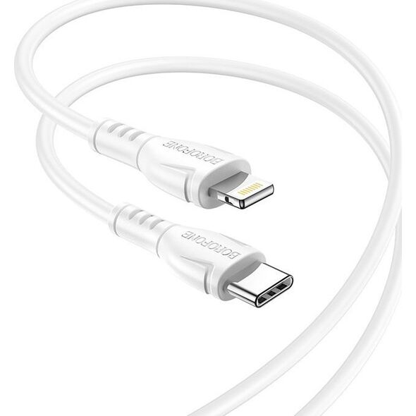 Kabel USB USB-C - Lightning 1 m Biały (KABAV1161)