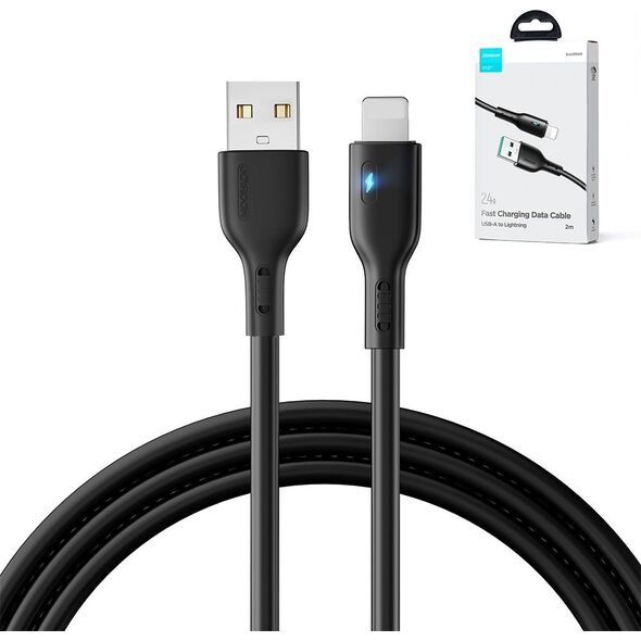 Kabel USB Joyroom USB-A - Lightning 2 m Czarny (JYR728)