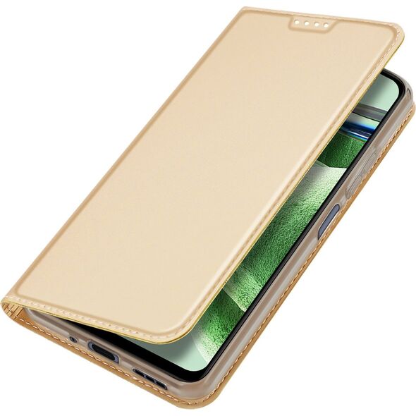 Dux Ducis Dux Ducis Skin Pro etui do Xiaomi Redmi Note 12 Pro+ pokrowiec z klapką portfel na kartę podstawka złote