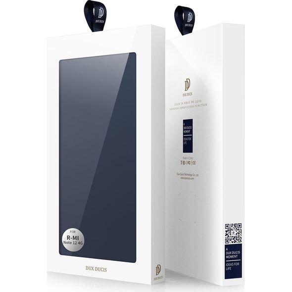 Dux Ducis Dux Ducis Skin Pro etui do Xiaomi Redmi Note 12 pokrowiec z klapką portfel na kartę podstawka niebieskie