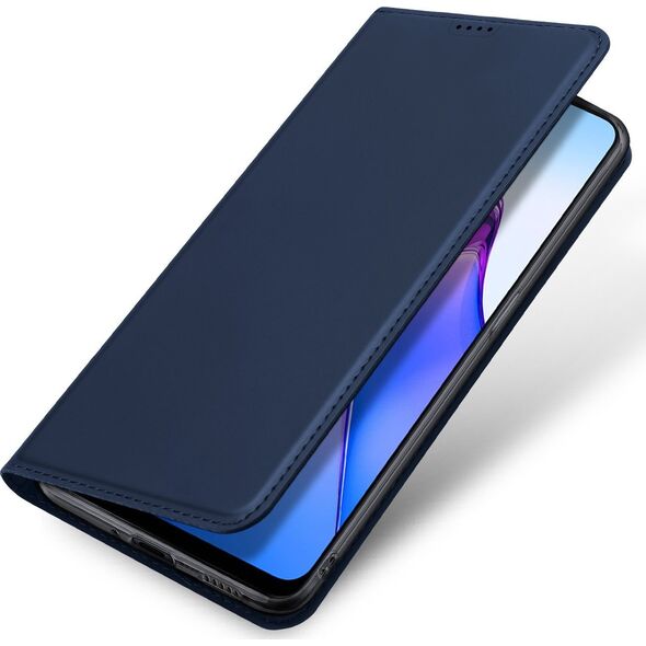 Dux Ducis Dux Ducis Skin Pro etui Oppo Reno 8 Pro pokrowiec z klapką portfel na kartę podstawka niebieskie