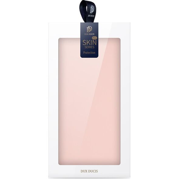 Dux Ducis Etui do iPhone 15 Pro pokrowiec z klapką i portfelem Dux Ducis Skin Pro - różowe