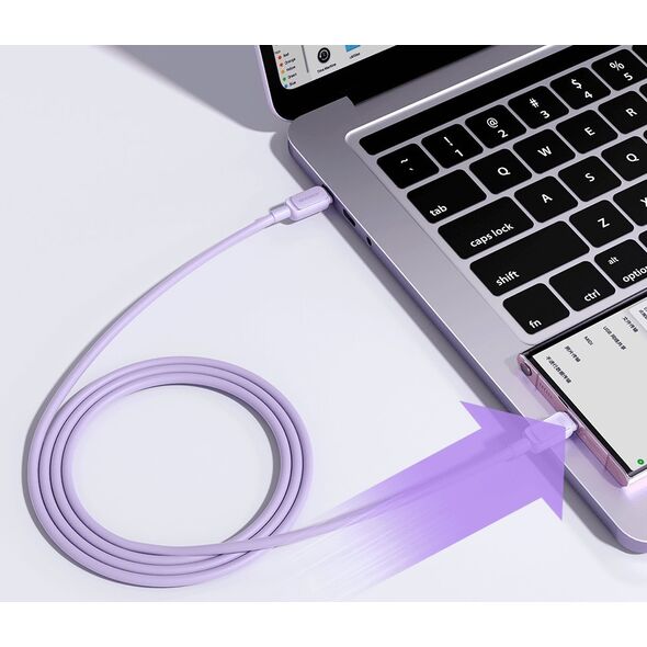 Kabel USB Joyroom USB-C - USB-C 1.2 m Fioletowy (JYR757)