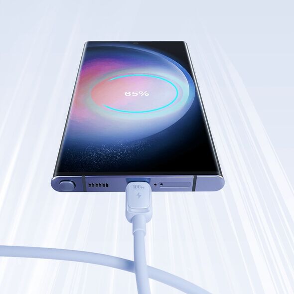 Kabel USB Joyroom USB-C - USB-C 1.2 m Niebieski (JYR758)