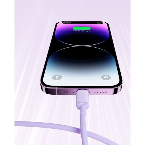 Kabel USB Joyroom USB-A - Lightning 1.2 m Fioletowy (JYR765)