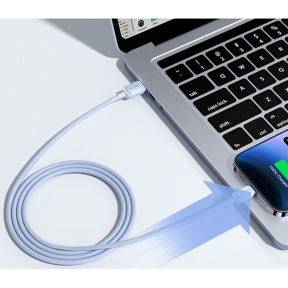 Kabel USB Joyroom USB-A - Lightning 1.2 m Niebieski (JYR766)