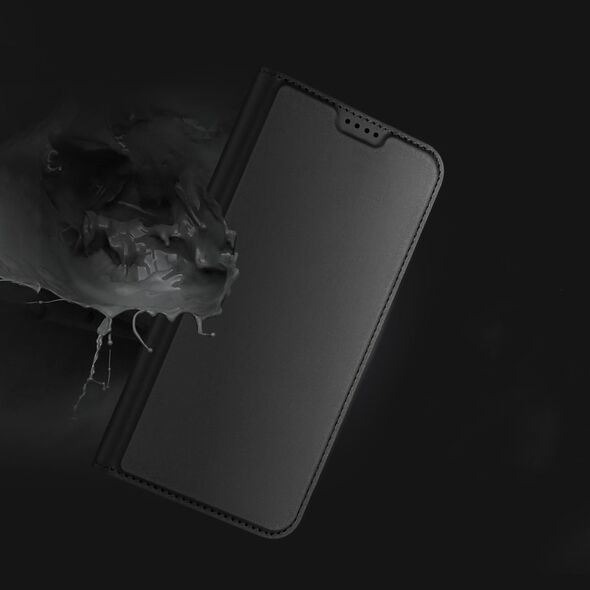 Dux Ducis DUX DUCIS SKIN PRO ETUI DO REALME GT NEO 5 / REALME GT3 POKROWIEC Z KLAPKĄ PORTFEL NA KARTĘ PODSTAWKA CZARNE