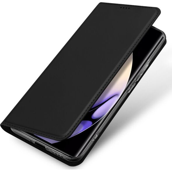 Dux Ducis DUX DUCIS SKIN PRO ETUI DO REALME 10 PRO+ POKROWIEC Z KLAPKĄ PORTFEL NA KARTĘ PODSTAWKA CZARNE