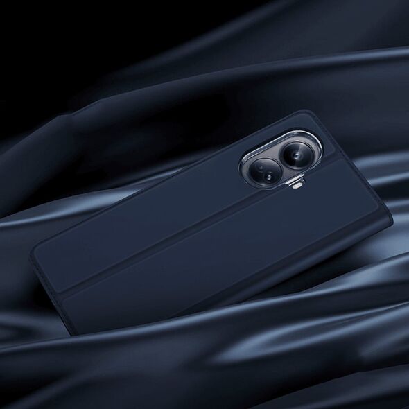 Dux Ducis DUX DUCIS SKIN PRO ETUI DO REALME 10 PRO+ POKROWIEC Z KLAPKĄ PORTFEL NA KARTĘ PODSTAWKA NIEBIESKIE