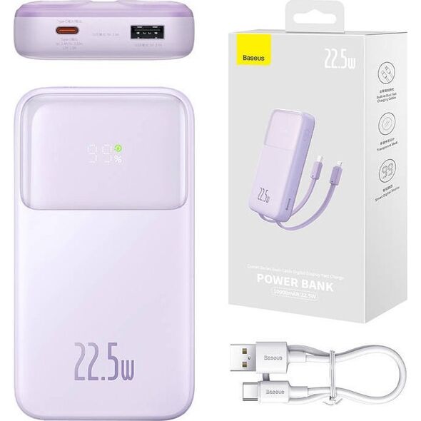 Powerbank Baseus Comet 10000mAh Fioletowy