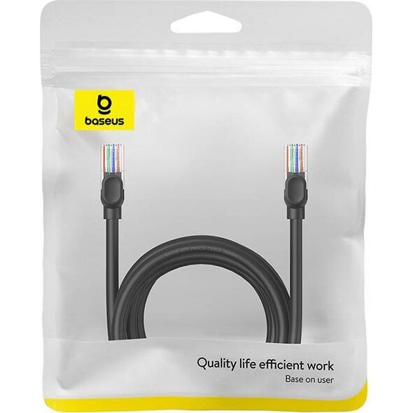 Baseus Kabel sieciowy Baseus Ethernet CAT5, 5m (czarny)