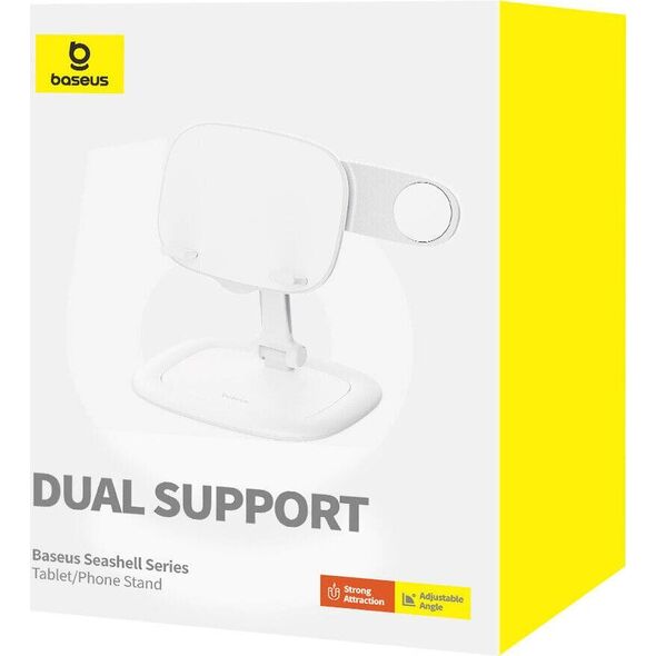 Stojak Baseus Stojak na tablet/telefon Baseus Seashell (biały)
