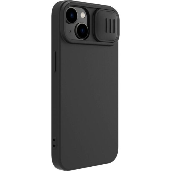 Nillkin Etui Nillkin CamShield Silky Silicone do iPhone 15 Plus (czarne)