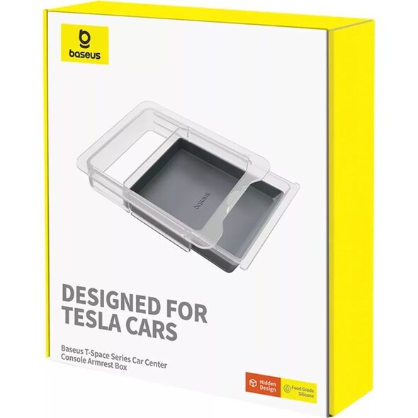 Baseus Pojemnik samochodowy Tesla Baseus (szary)