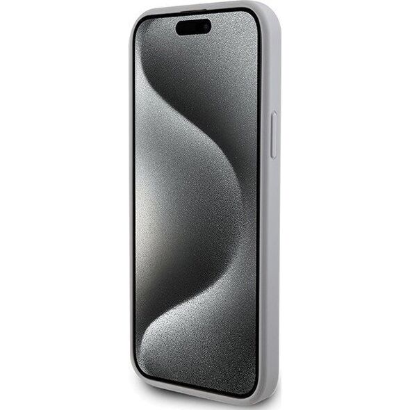 Guess Guess GUHCP15MPS4DGPS iPhone 15 Plus 6.7" srebrny/silver hardcase Strass Metal Logo