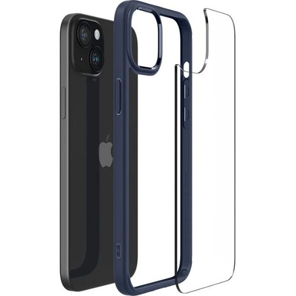 Spigen Spigen Crystal Hybrid, navy blue - iPhone 15 Plus