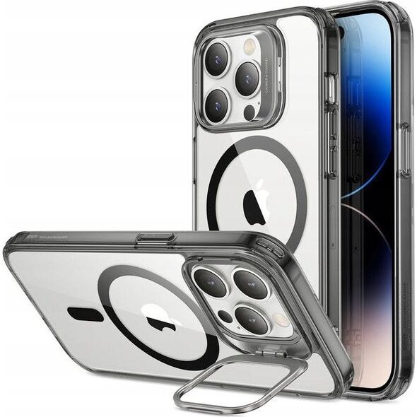 ESR Etui ESR Classic Kickstand Halolock z MagSafe na iPhone 15 Plus - przezroczysto-czarne
