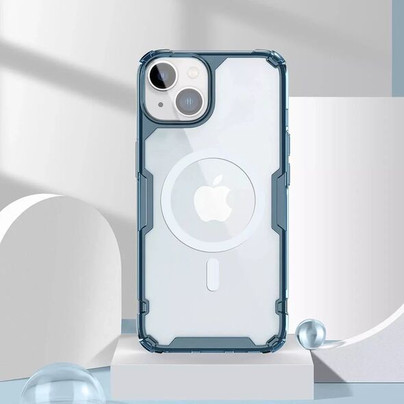 Nillkin Pancerne etui z MagSafe Nillkin Nature Pro do iPhone 15 Plus - niebieskie