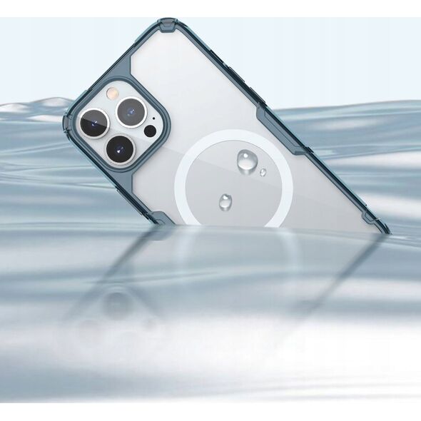 Nillkin Pancerne etui z MagSafe Nillkin Nature Pro Magnetic do iPhone 15 Pro - niebieskie