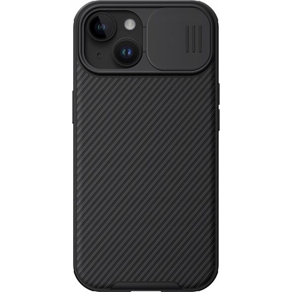 Nillkin Pancerne etui Nillkin CamShield Pro Magnetic Case do iPhone 15 Plus z osłoną na aparat - czarne