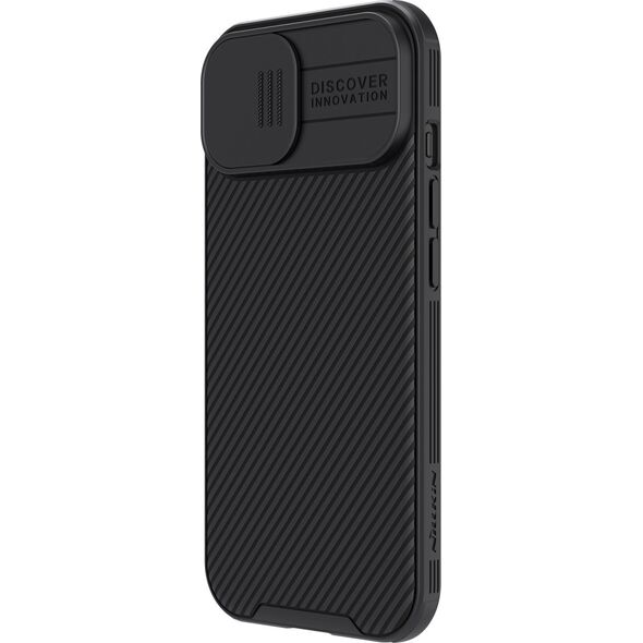 Nillkin Pancerne etui Nillkin CamShield Pro Magnetic Case do iPhone 15 Plus z osłoną na aparat - czarne