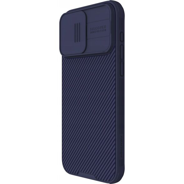 Nillkin Pancerne etui Nillkin CamShield Pro Magnetic Case do iPhone 15 Pro Max z osłoną na aparat - fioletowe