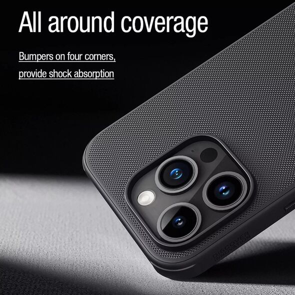 Nillkin Etui Nillkin Super Frosted Shield Pro Magnetic Case na iPhone 15 Pro - czarne