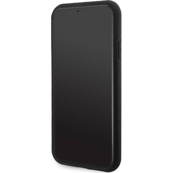 Guess Guess GUHCN61PG4GPK iPhone 11 / Xr 6,1" czarny/black hardcase 4G Triangle Metal Logo