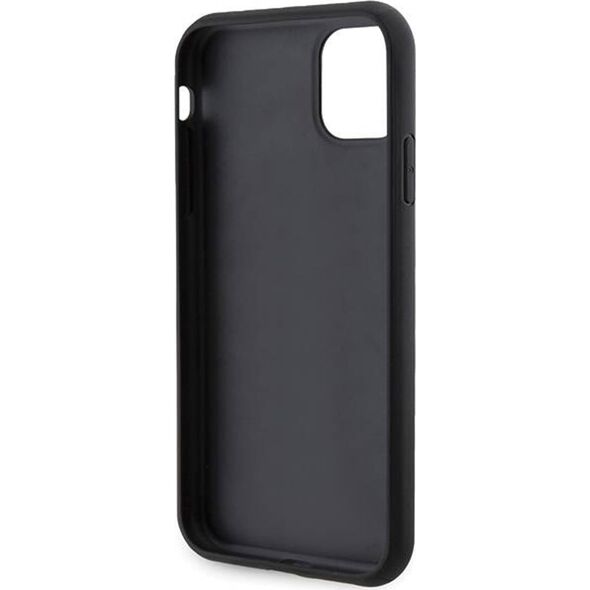 Guess Guess GUHCN61PG4GPK iPhone 11 / Xr 6,1" czarny/black hardcase 4G Triangle Metal Logo