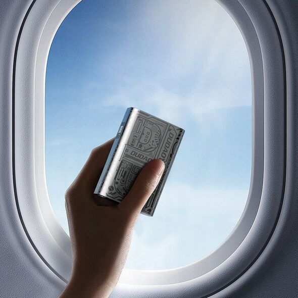 Powerbank Dudao Powerbank Dudao K20 USB-A / USB-C 10000mAh 22.5W srebrny