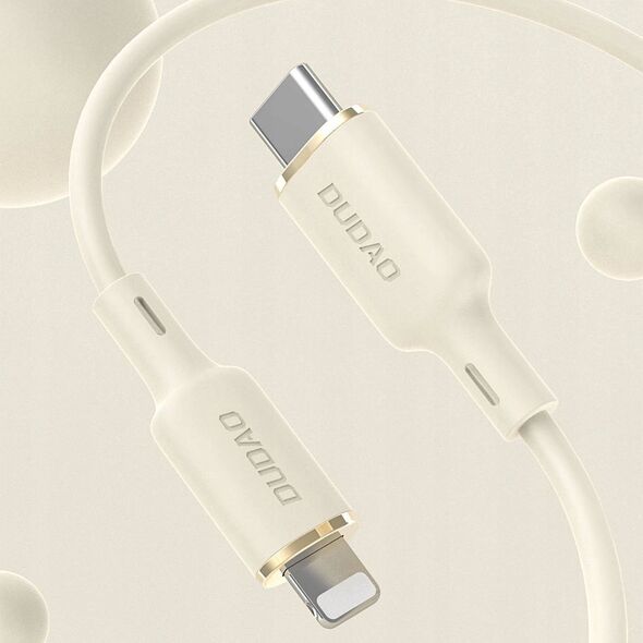 Kabel USB Dudao Lightning - USB-C 1 m Biały (DDA333)