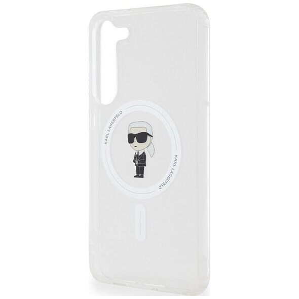 Karl Lagerfeld Etui Karl Lagerfeld KLHMS24MHFCKNOT Samsung Galaxy S24+ Plus hardcase IML Ikonik MagSafe transparent