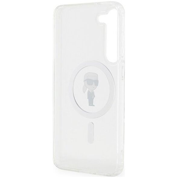 Karl Lagerfeld Etui Karl Lagerfeld KLHMS24MHFCKNOT Samsung Galaxy S24+ Plus hardcase IML Ikonik MagSafe transparent