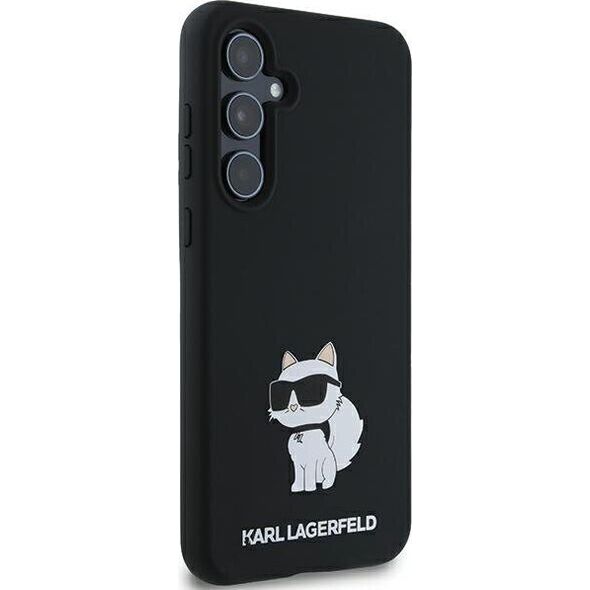 Karl Lagerfeld Etui Karl Lagerfeld KLHCSA35SMHCNPK Samsung Galaxy A35 hardcase Silicone Choupette Metal Pin czarny/black