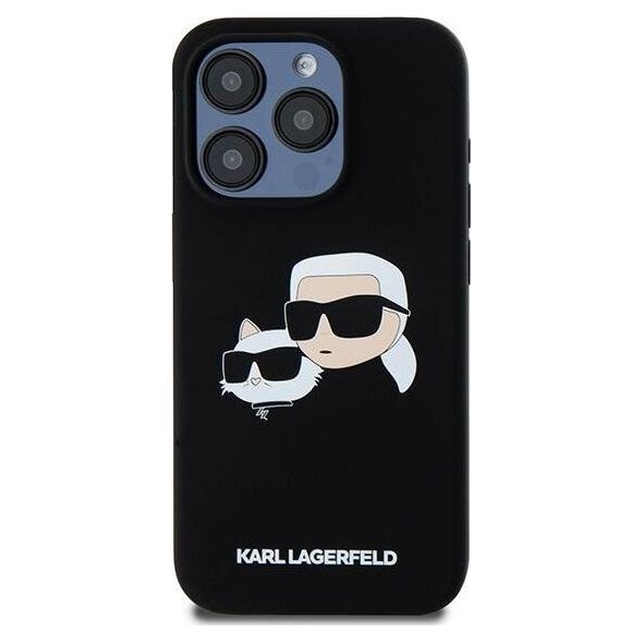 Karl Lagerfeld Karl Lagerfeld KLHMP15XSKCHPPLK iPhone 15 Pro Max 6.7" czarny/black hardcase Silicone Karl & Choupette MagSafe