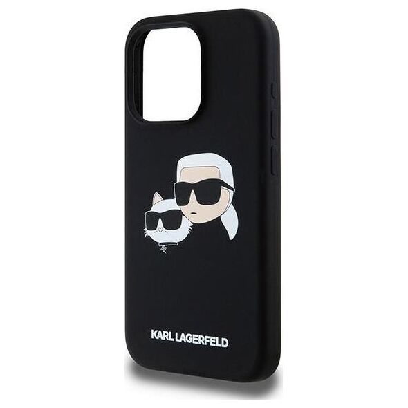 Karl Lagerfeld Karl Lagerfeld KLHMP15XSKCHPPLK iPhone 15 Pro Max 6.7" czarny/black hardcase Silicone Karl & Choupette MagSafe