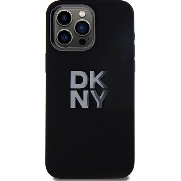 DKNY DKNY DKHCP15LSMCBSK iPhone 15 Pro 6.1" czarny/black hardcase Liquid Silicone Metal Logo